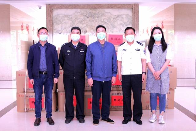 江西赣州经济技术开发区援助赣州监狱一批疫情防控物资